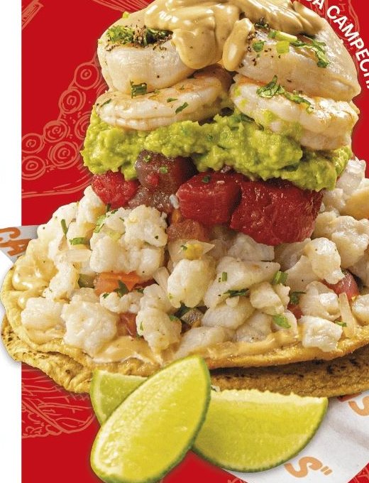 Tostada campechana