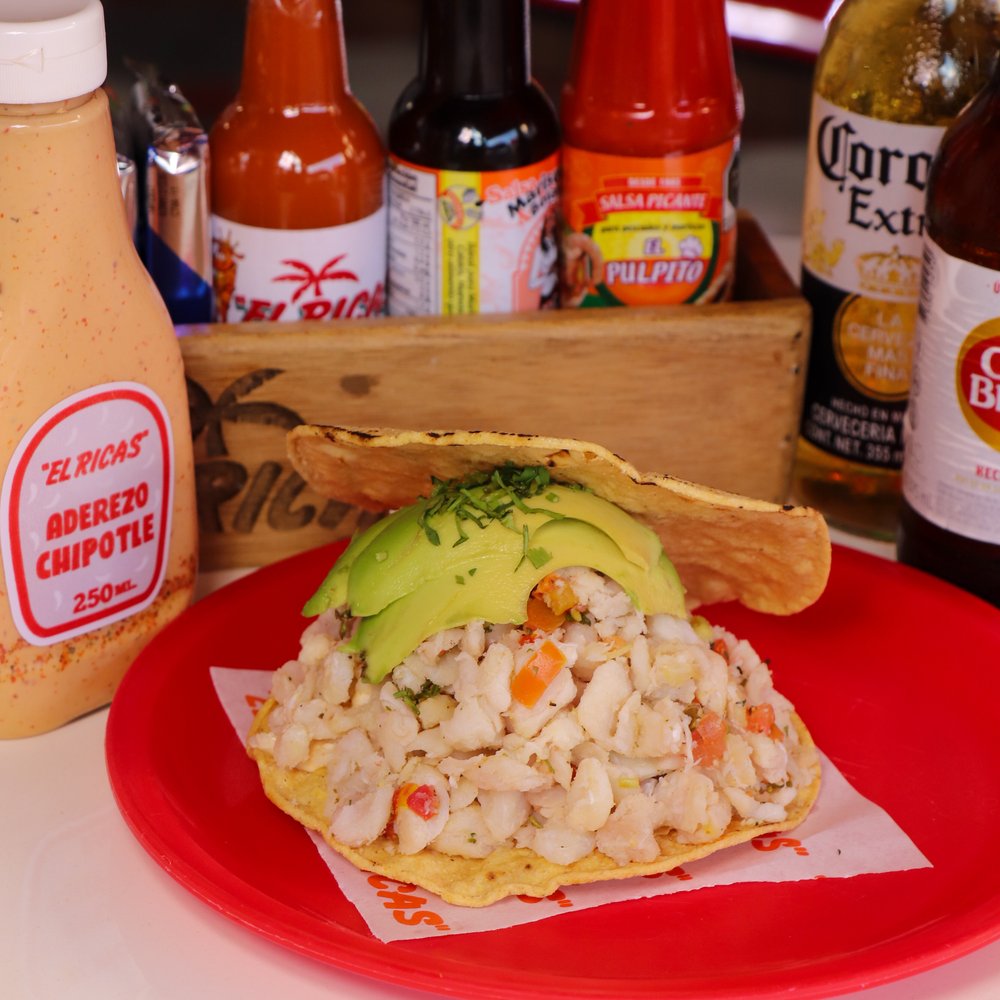 Tostada de pescado